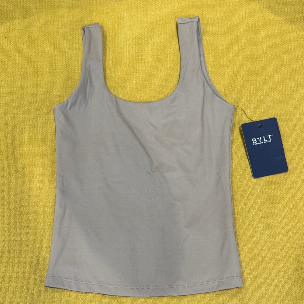 BYLT Basics Women's Taupe Tank Top